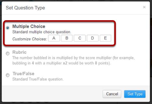 Customize Answer Choices for all Questions - Log into your GradeCam account and click on the Assignments tab. - Select the assignment to change the question type.