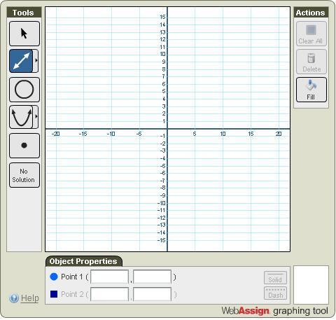 Graphing Utility Interface Overview The middle of the Graphing Utility is the drawing area.