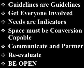 Good Planning Guidelines are