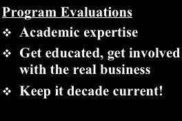 Evaluations Academic expertise Get
