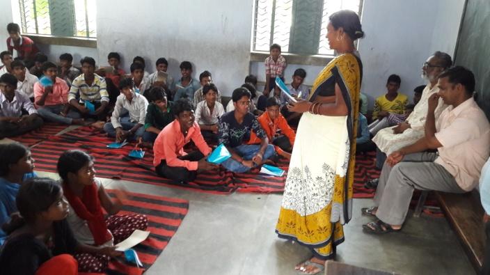 A one day training program for our unorganized youth was conducted at