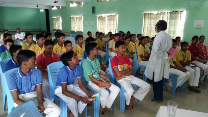 on 7th September. A one day orientation program for the members of L.T.S. was conducted at Barbihga on 5th Dec. There were about 100 students from STDs 7th and 8th participated in the program. Frs.