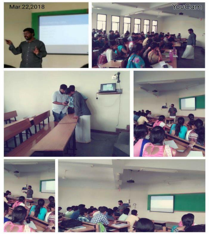 Eco Green Club conducted Guest lecture on topic Nature for Water by Mr.R.