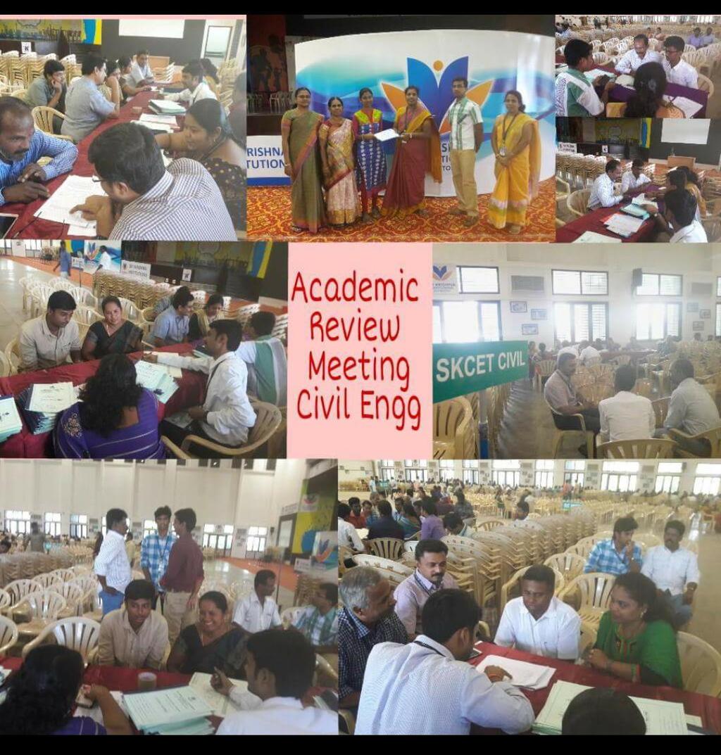 IN HOUSE ACTIVITIES Academic Review meeting for I and II years was held on 04.03.18.