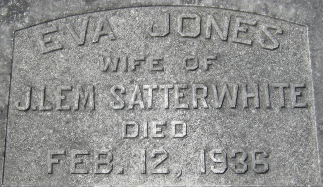 Satterwhite daughter-in-law of John Thomas died in Bradenton, Florida in Manatee County on February 12, 1936 From: Tap Roots By: The Genealogy Society of East Alabama Volume: 39 Number: 2 October