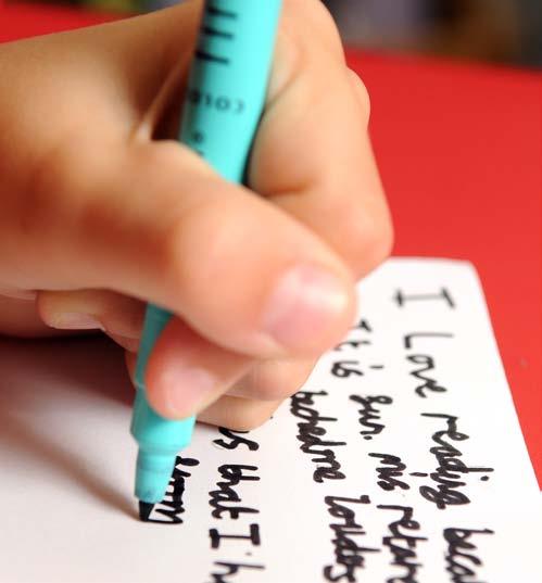 Writing Writing is an important part of Every Child a Reader and is an essential element of the Reading Recovery lessons.