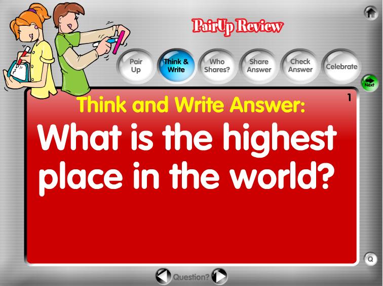29 2. Think & Write. Display the question for the class. Partners stand back- to- back and independently write their answers.