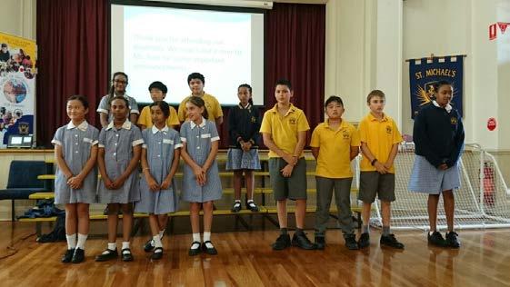 2 St Michaels Primary School 2016 Sport Leaders Red House: Green House: Gold House: Blue House: Brian Capalnean Captain & Elenie Kebede Vice Captain Megan Menzes Captain & Gemma Magro Vice Captain