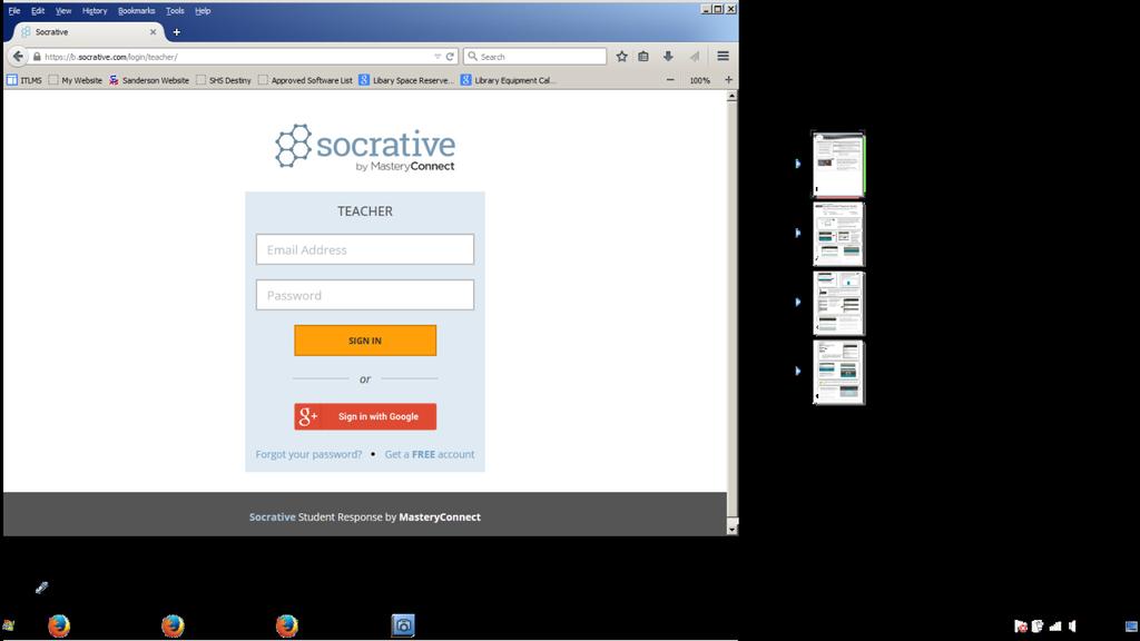 There are two ways to use Socrative: as a teacher or as a student. This tutorial is written from the teacher point-of-view.