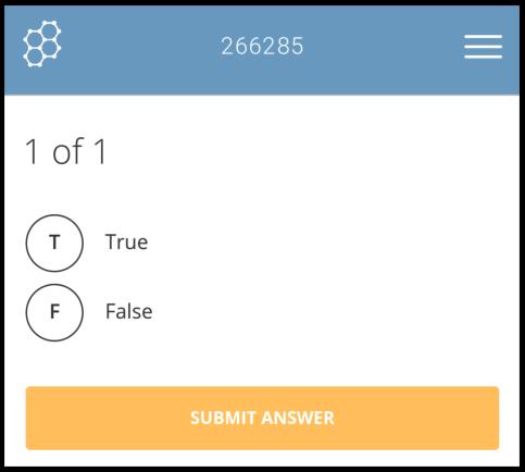 Let s get a quick idea of how Socrative works. We ll start with clicking/tapping Quick Question. Quick questions work best for offthe-cuff verbal questions you want to ask the class.