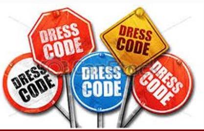 Dress Code at Adolphus Uniform tops: Tops must be collared (polo style) and one of the following colors: red, black, white, gray, or navy blue.