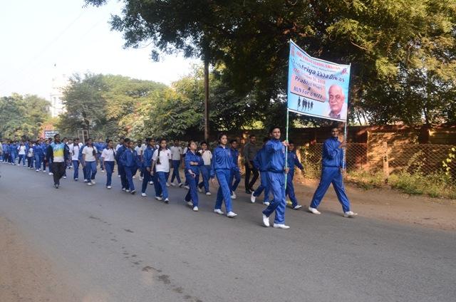 Run for Unity by the students of Classes XI and XII.