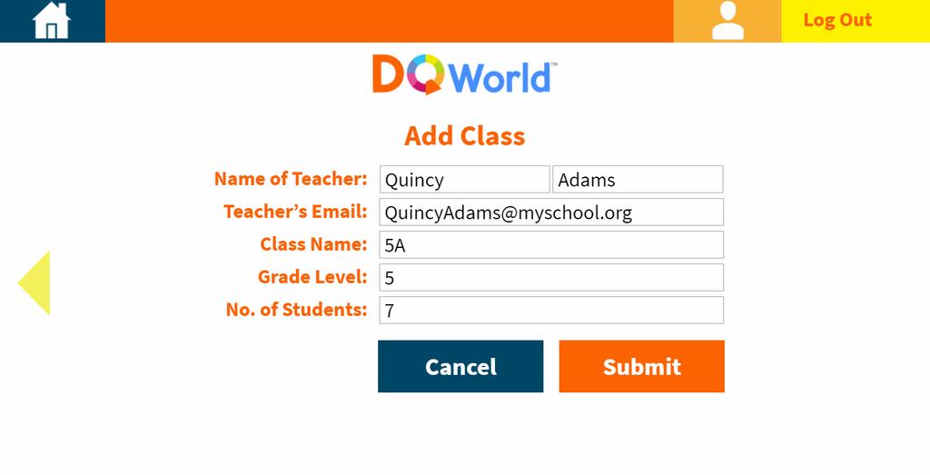 For Manual Upload: 1) Click the blue button at the bottom of the page. 2) Enter class information into the form and click submit.