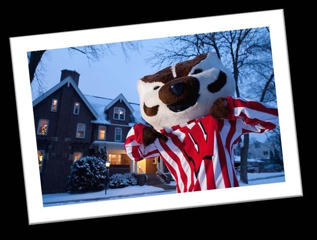 Bucky Badger Over 40,000 students Students from over 130 countries and all 50 US states