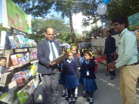 As usual, Scholastic Publication organizes book fair for students, parents,