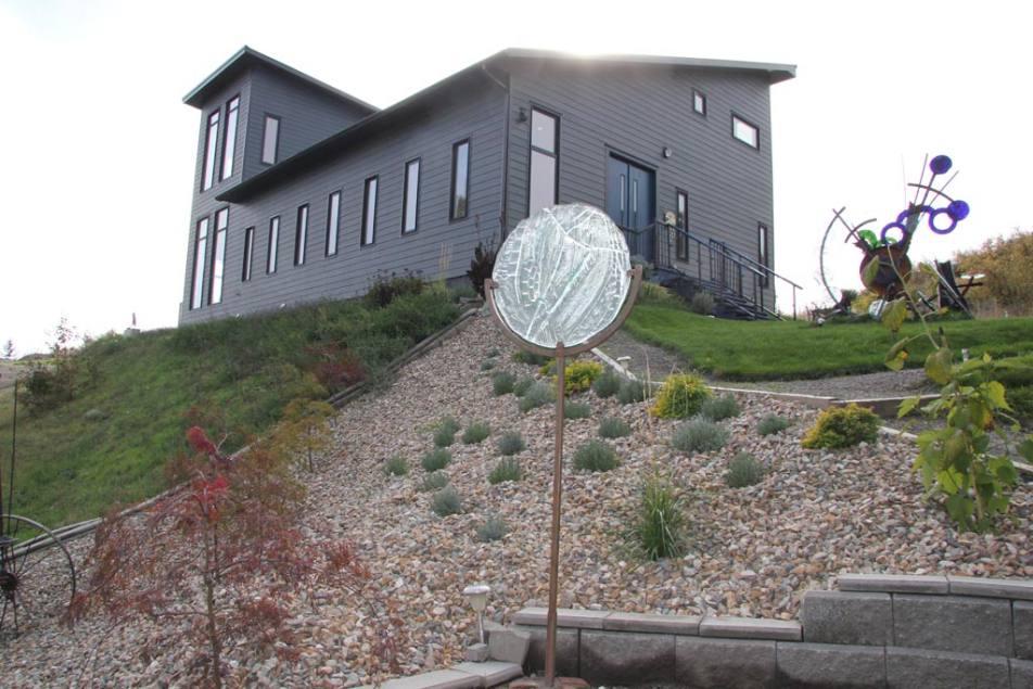 In 2010, we designed and built a studio/residence with a gallery just 3.5 km north of Vernon, BC in the Okanagan valley.