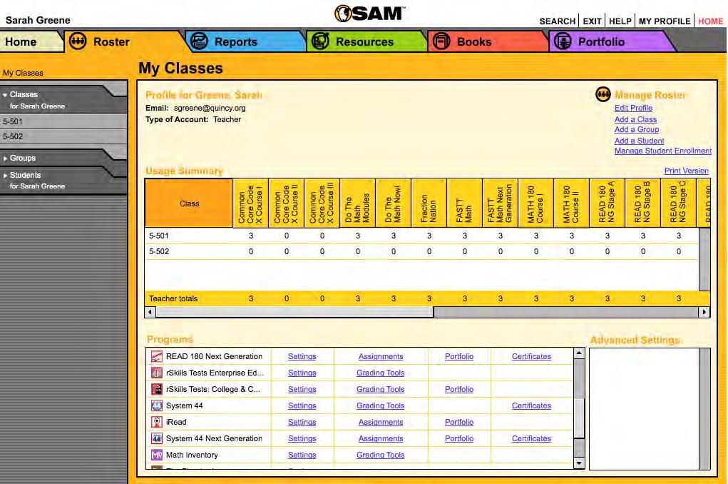 Enrolling Students in The Phonics Inventory Students are enrolled in The Phonics Inventory through SAM.