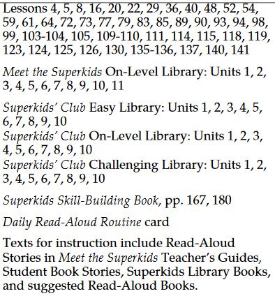 Grade: K Unit: Literature Pacing: 10 days Key Ideas and Details Critical Skills (Anchor Standards) Samples / Exemplars Resources: Assessments / Rubrics NJSLSA.R1.