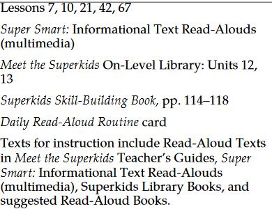 Grade: K Unit: Informational Text Pacing: 10 days Range of Reading and Level of Text Complexity Critical Skills (Anchor Standards) Samples / Exemplars Resources: Assessments / Rubrics NJSLSA.R10.