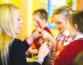 Pre-Reception pupils benefit from the resources and facilities that are available to the whole and are given opportunities to take part in school events with the older children.