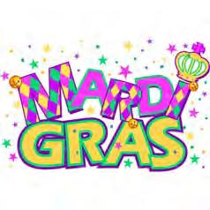 SAINTS sponsored Mardi Gras Grams All proceeds will benefit Catholic Charities. Candy Grams will be delivered to your child s classroom on February 13. Each Candy Gram is $1.00.
