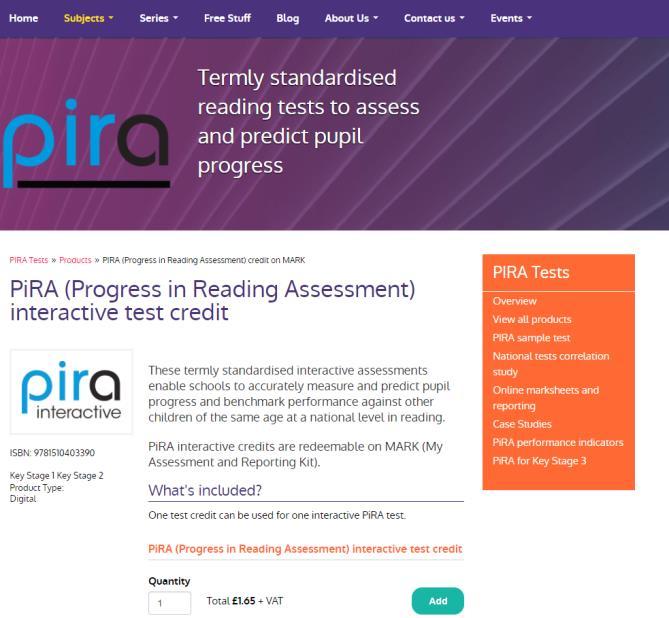 Introduction RS Assessment from Hodder Education now offers interactive versions of the KS2 PiRA and PUMA standardised tests.