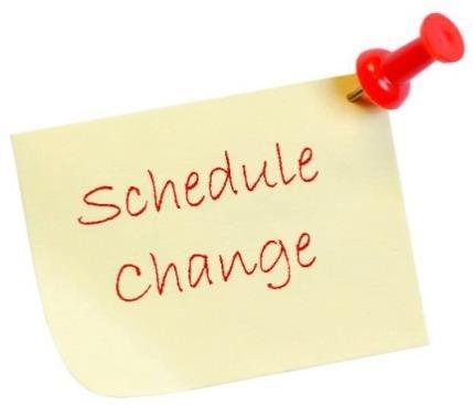 SCHEDULE CHANGE POLICY Changes are not permitted once course selections have been signed by parents and entered into our scheduling system Exceptions