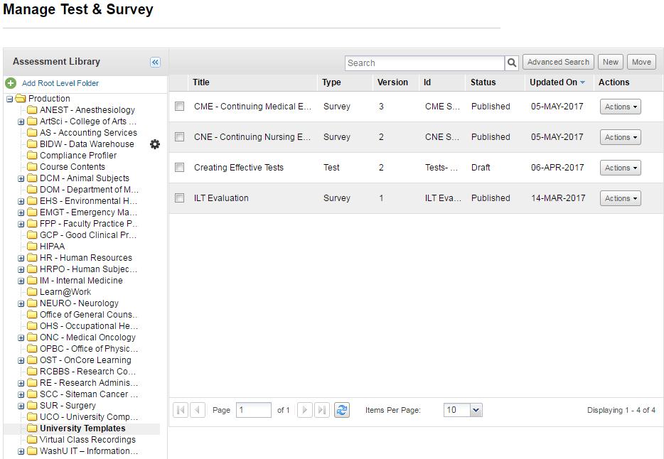 Learning Administrators may use these surveys for any of their learning offerings.