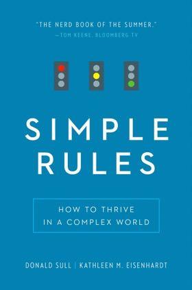 Simple Rules: How to Thrive in a Complex World by Donald Sull and Kathleen M. Eisenhardt Success as an 0102 often has a lot to do with handling processes efficiently.