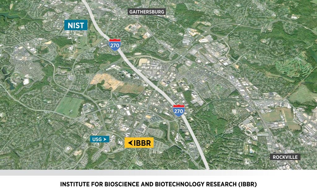 And because I m talking about the power of place, I want to mention IBBR in Montgomery County the Institute for Bioscience and Biotechnology Research.