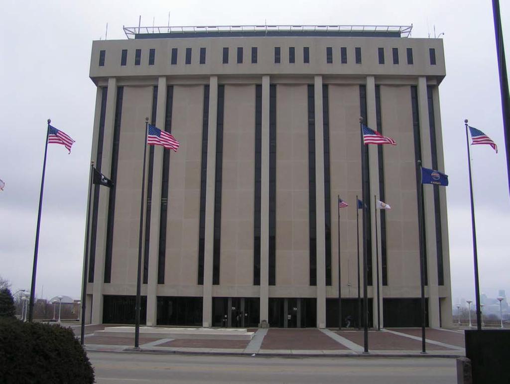 Municipal Office Building THE COMMUNITY Wyandotte County/Kansas City, Kansas is located in the heart of America at the confluence of the Kansas and Missouri Rivers and at the crossroads of two