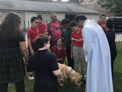 Francis of Assisi with a pet blessing! Start children off on the way they should go, and even when they are old they will not turn from it.