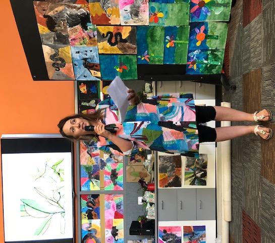 WEEK OF THE ARTS Congratulations to Miss Fromholtz, Mrs Vines and our Art Captains for all of the planning and preparation that went into our 2018 Art Showcase.