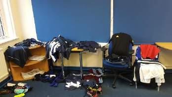UNNAMED LOST PROPERTY RETURN EVENT Another reminder that there is a huge amount of unnamed, unclaimed lost property which the school must now clear out (over 30 pairs of footwear, over 30