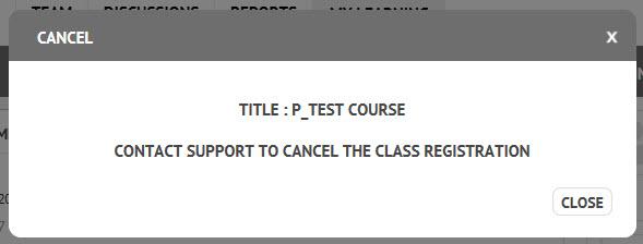 In order to cancel the priced Class or Training Plan s orders from Pending tab, the administration s