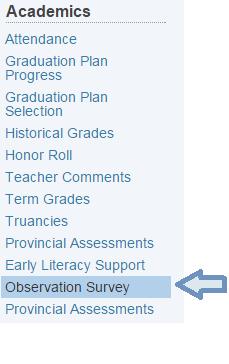 3 CREATING AND EDITING AN OBSERVATION SURVEY Log into PowerSchool and select the school for