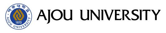 Ajou Exchange Program Ajou University Name of institution Ajou University 亚洲大学 아주대학교 (Updated on Sept.