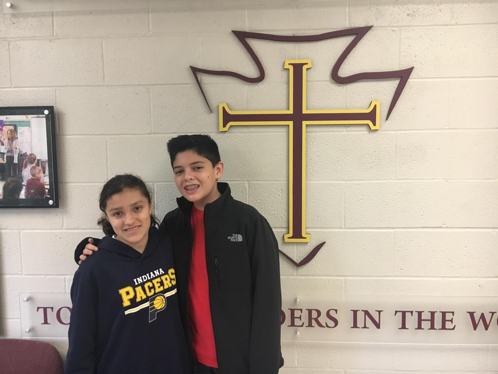 three weeks, St. Barnabas School has been blessed to welcome Esteban and Maria to our community through the Exchange Student Program Experiencias Family STEM Night Interculturales.