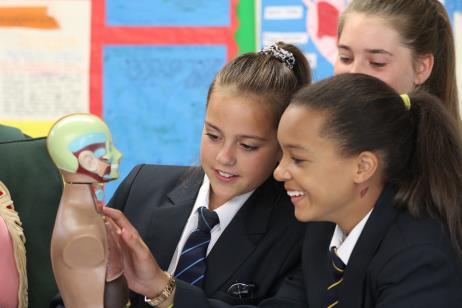 Science is popular at A Level with a 100% pass rate and an average A Level grade B.