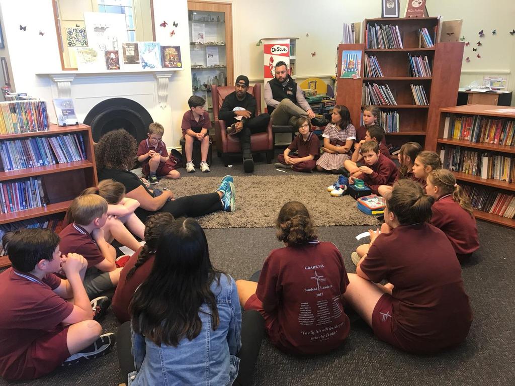 Aboriginal Leaders Visit This term our Aboriginal and Torres Strait Islander students have been exploring the issues of identity and leadership.