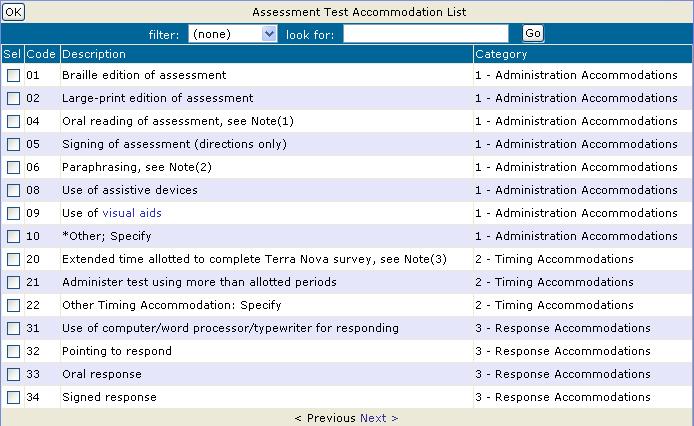 The Assessment Area for the Assessment screen is labeled 3 of 3 on the sample screen shown in Figure 5-24 above.