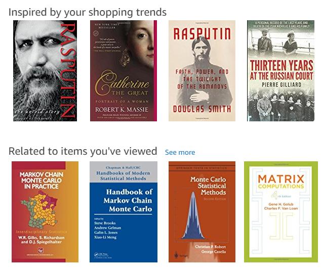 E-commerce & Recommender Systems :