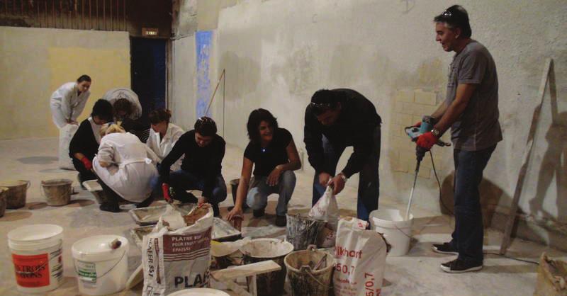 A series of workshops were realized in the project by the collaboration of the partners; Pera Fine Arts Education Center (Coordinator) from Turkey, Palazzo Spinelli per l Arte e Il Restauro