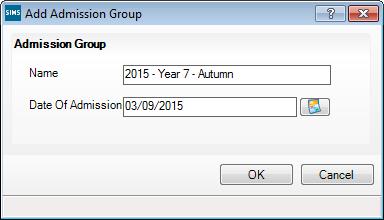 11. The Active check box is selected by default and indicates that the intake group is available for use.