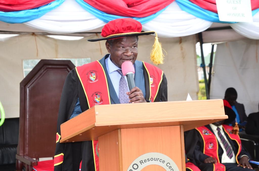 MINISTERS S SPEECH ON THE OCCASION OF THE SECOND GRADUATION CEREMONY OF MUNI UNIVERSITY 1.0 Protocol H.E. The Vice President Hon. Speaker of Parliament Hon. Chief Justice Hon.