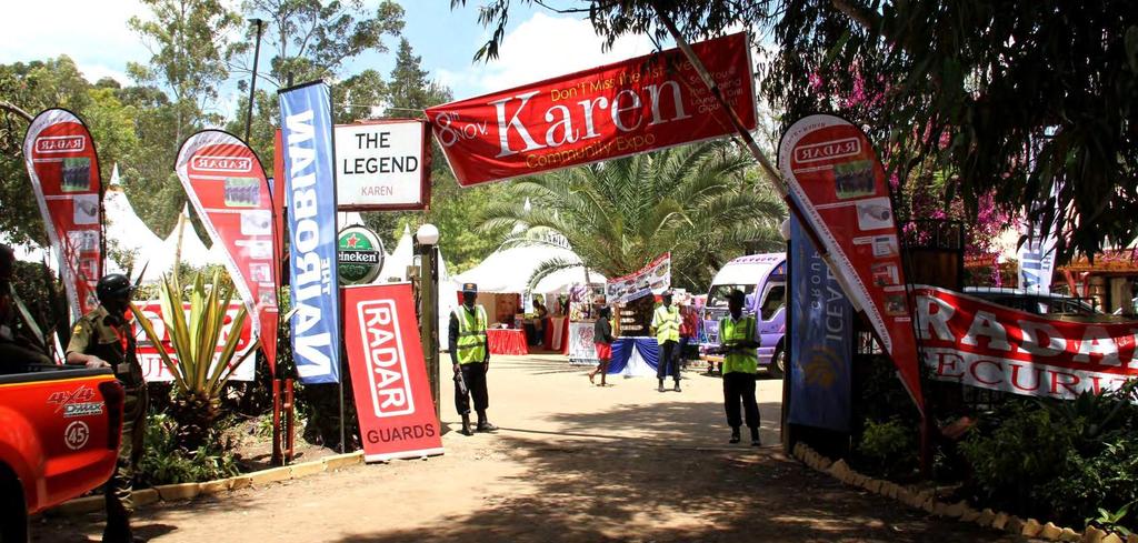 HG Headquaters Karen Plains RD - Karen, Nairobi (0) 713 090 483 (0) 713 090 473 info@karencommunityexpo.