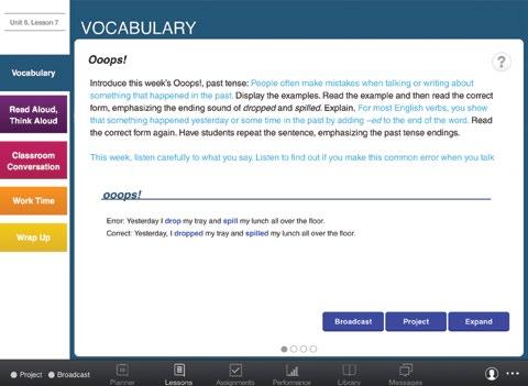 VOCABULARY ilit is designed with a dedicated instructional routine to develop: General and domain-specific academic vocabulary