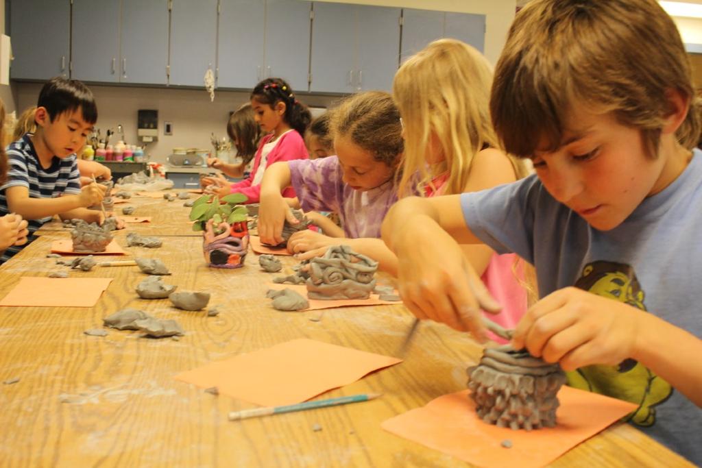 Pottery class for kids at Stonegate ES Winter session 2019 Register now www.jimmypotters.