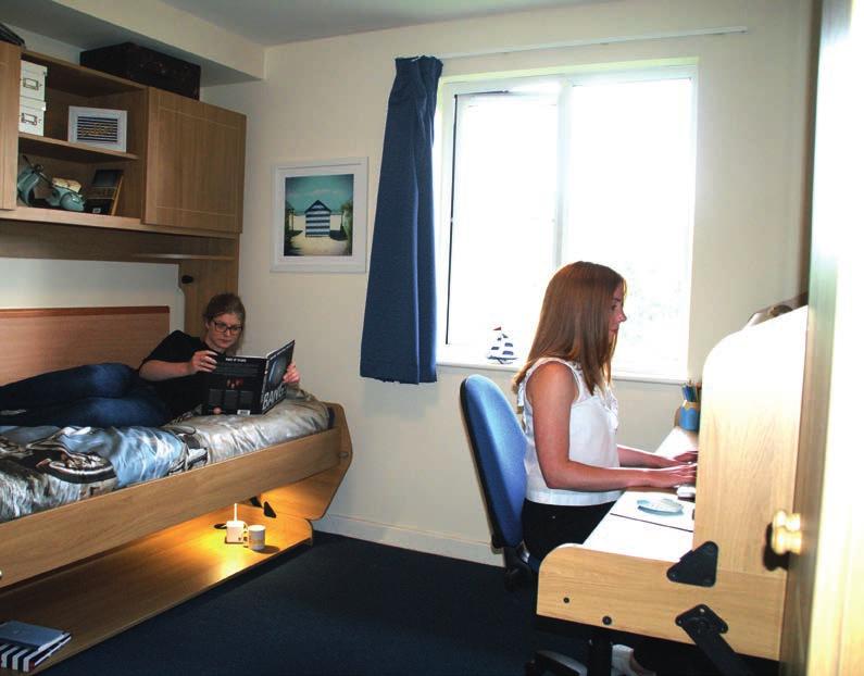 46 OUR ACCOMMODATION We have accommodation based on site at the Penryn Campus, as well as a short 15-minute walk away.