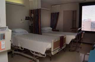 Patient rooms will be brought to current standards for both private and semi-private care.